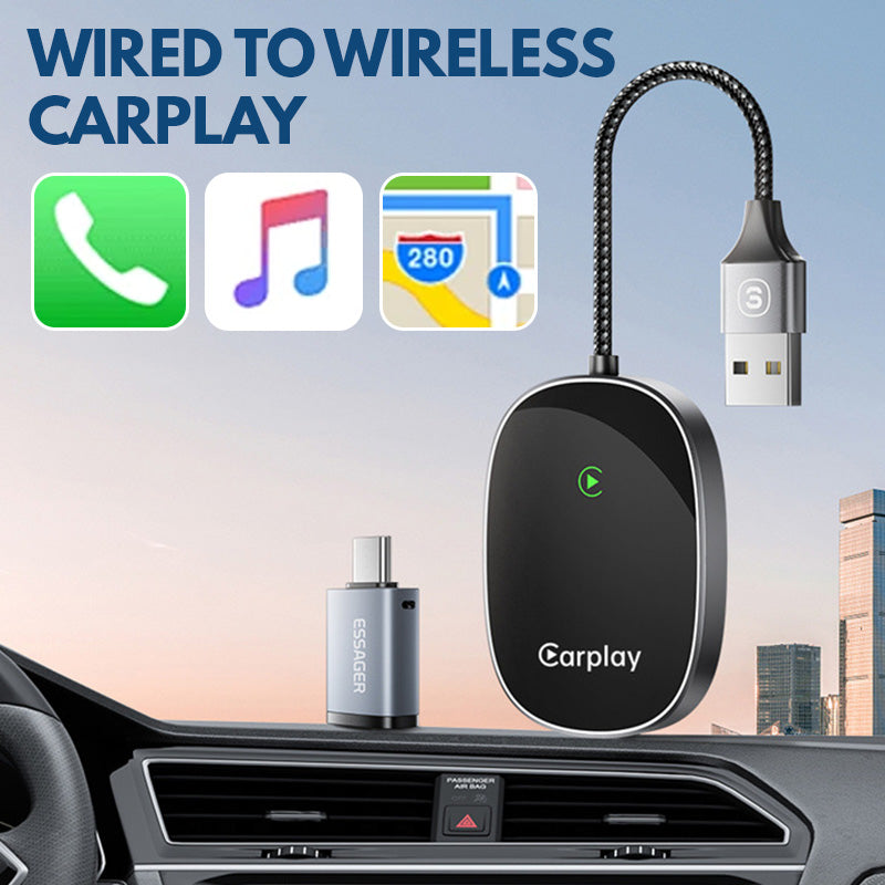 Wireless Carplay Adapter, Converting Wired CarPlay to Wireless CarPlay