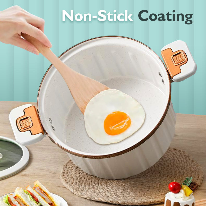 Multifunctional Enamel Vacuum Non-stick Stewing Micro Pressure Cooker