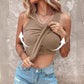 🔥 Promotion - 50% off✨ Women's ribbed knit tank top with shelf bra