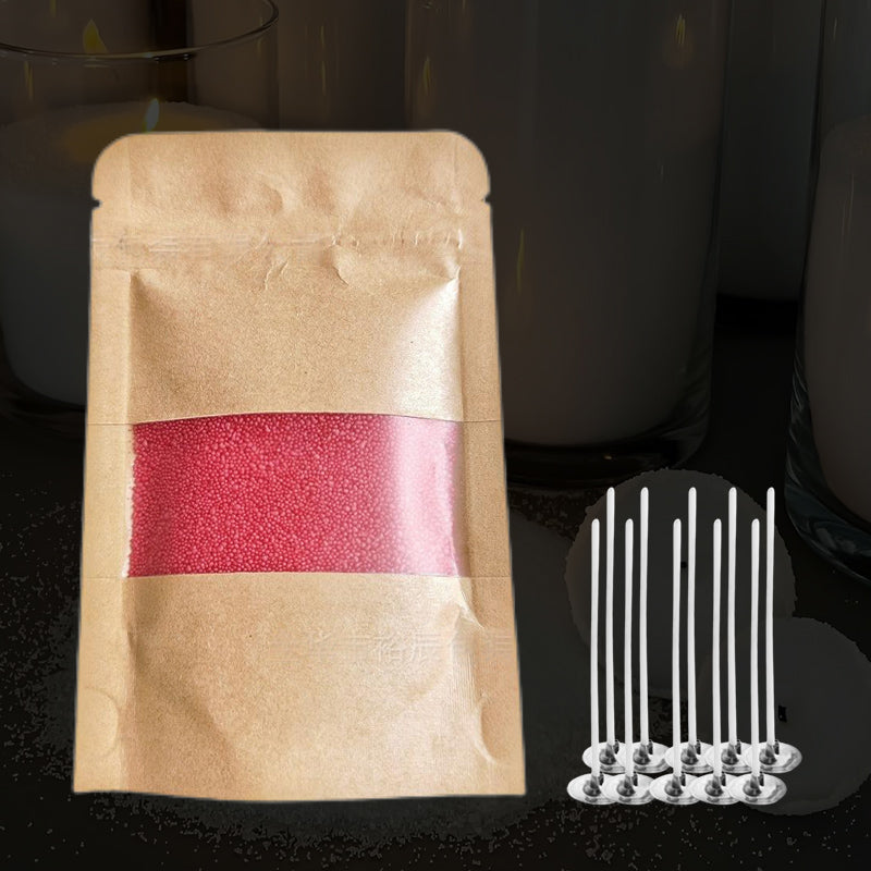 😈Halloween Special Multi-Color DIY Granulated Candle with 10PCS Wicks