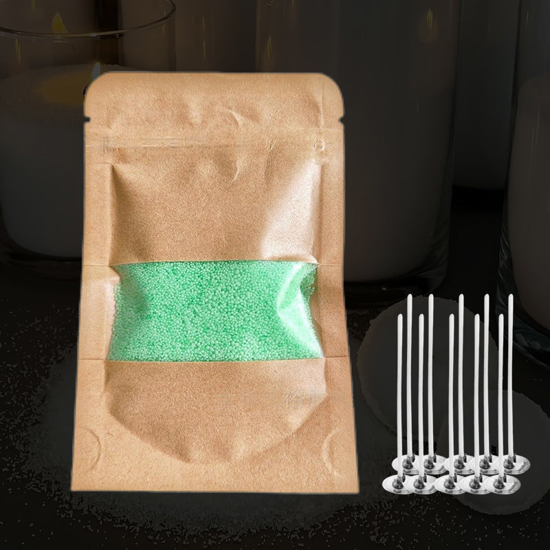😈Halloween Special Multi-Color DIY Granulated Candle with 10PCS Wicks