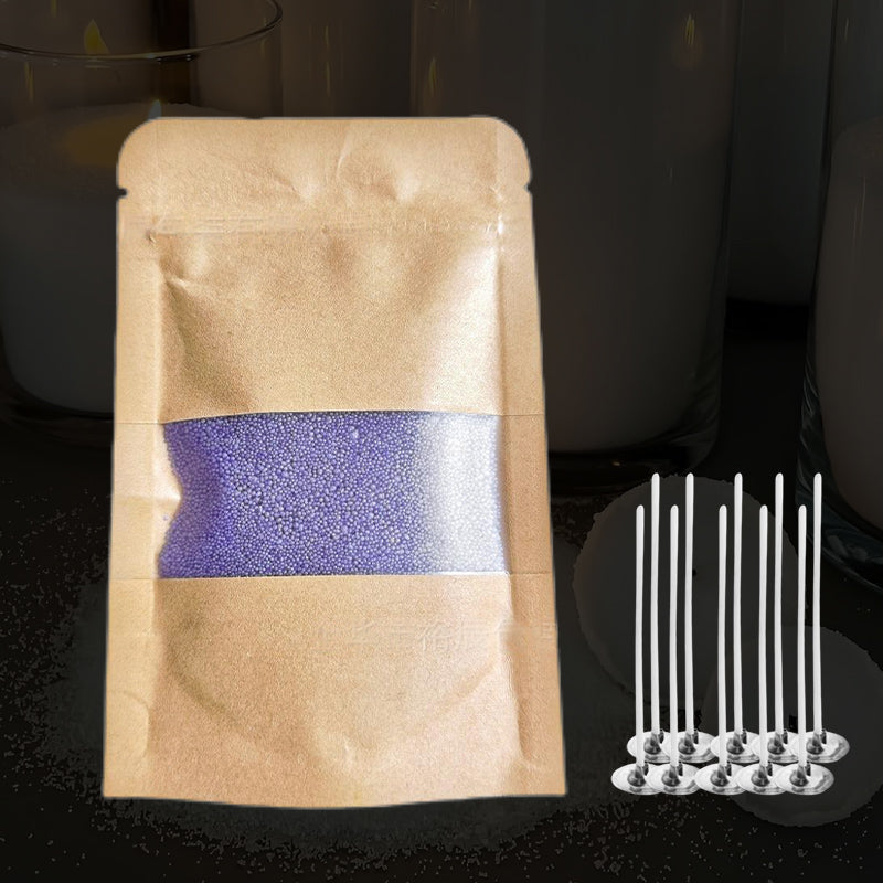 😈Halloween Special Multi-Color DIY Granulated Candle with 10PCS Wicks