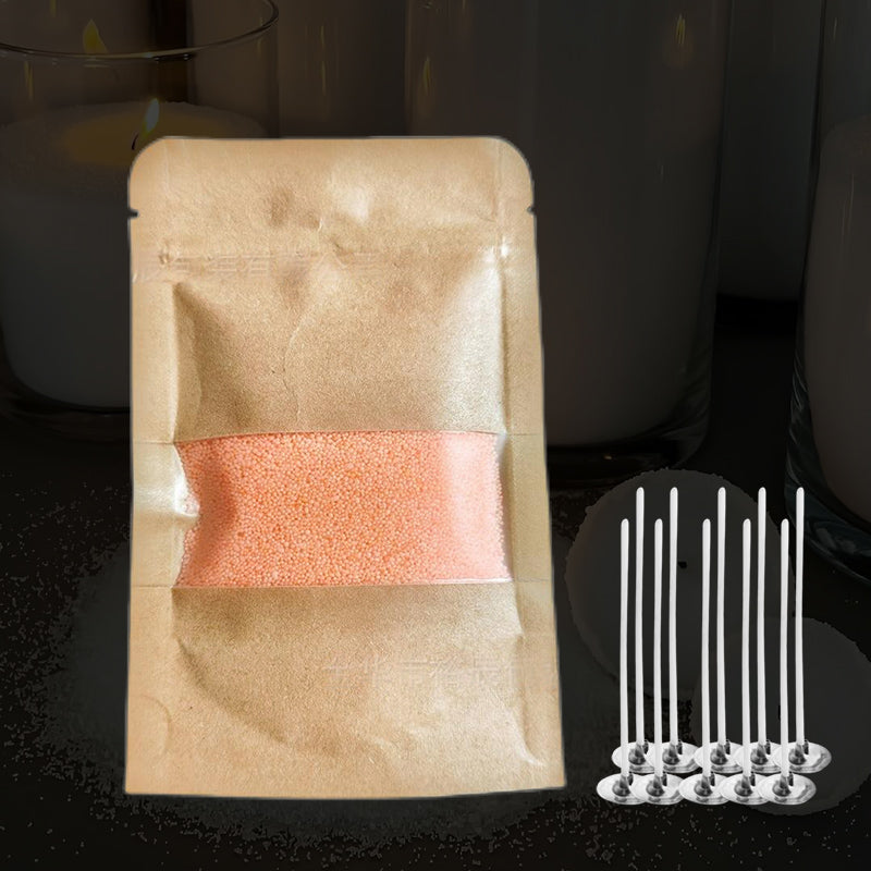 😈Halloween Special Multi-Color DIY Granulated Candle with 10PCS Wicks