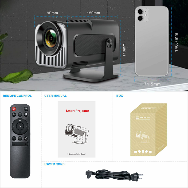 💥Anniversary-Promotion Limit Time 50% OFF🥰Portable HD Adjustable Low Noise Projector