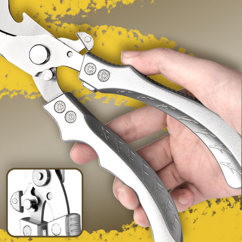 Safe Multi-Functional Stainless Steel Kitchen Scissors