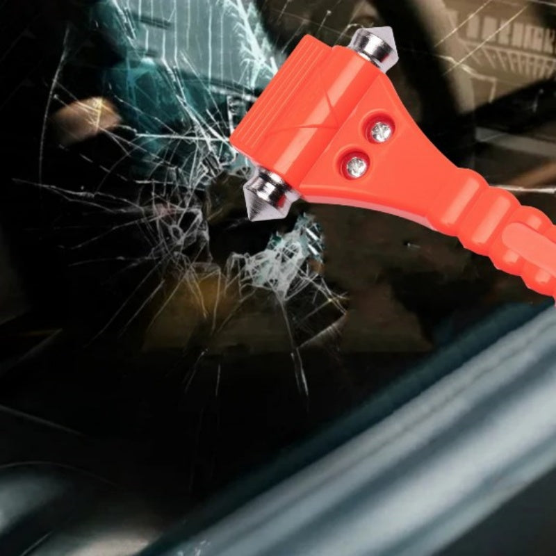 Car Window Breaker Hammer with Seatbelt Cutter