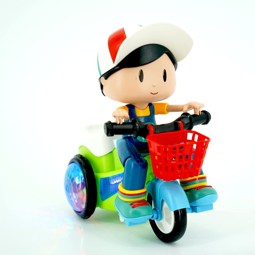 📢 LIMITED TIME 50% OFF & IN STOCK! ⏰ Stunt Tricycle for Kids – Music, Lights & 360° Rotation – Dynamic Fun for Ages 1-4 🎉