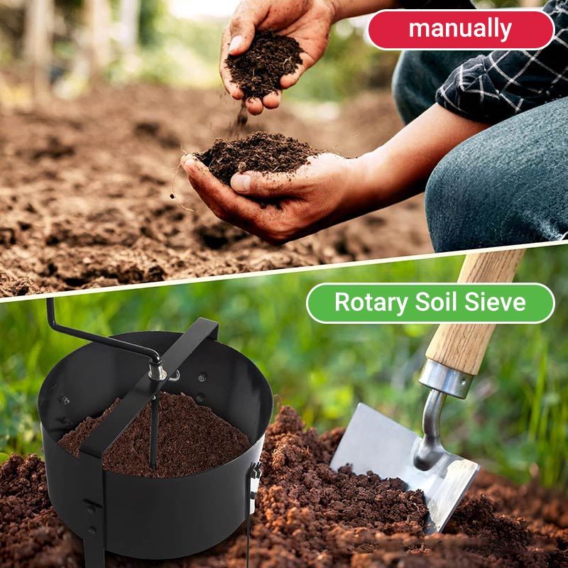 Rotary Soil Sieve-Creating a better garden（Free Shipping）