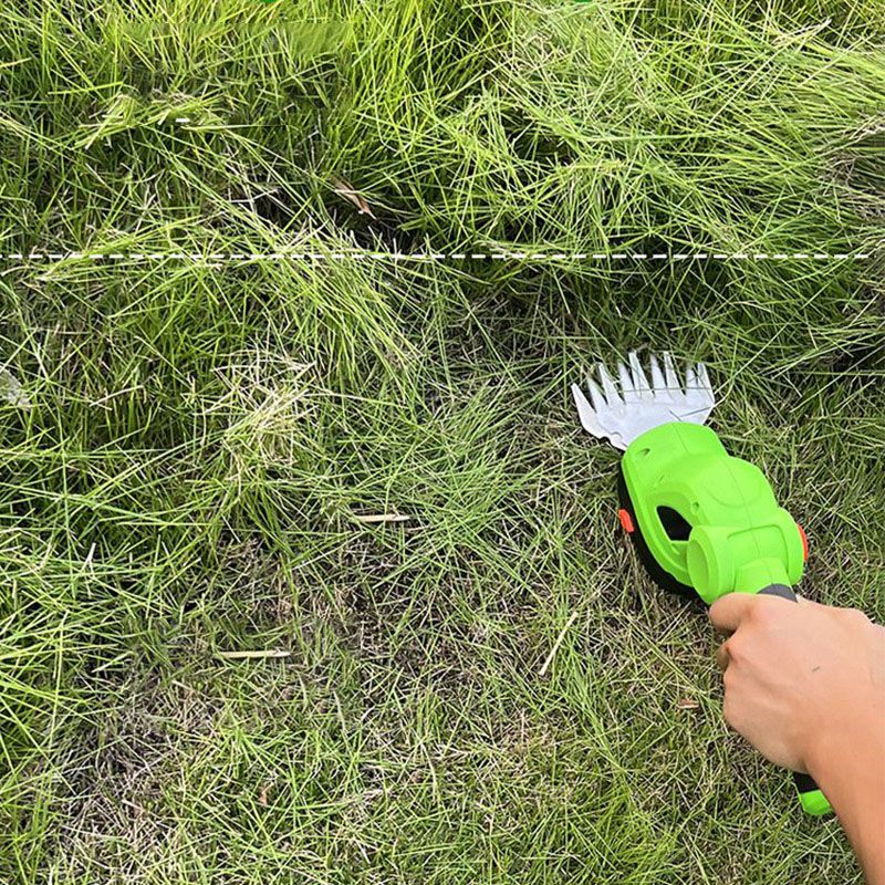 Handheld Cordless Grass Shear & Shrubbery Trimmer 2 in 1