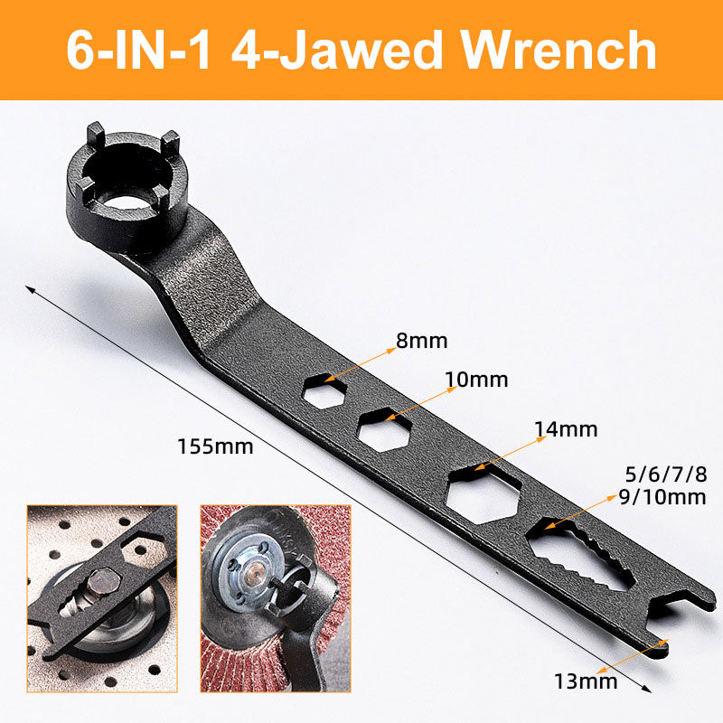 High Hardness Angle Grinder 4-Jawed Wrench