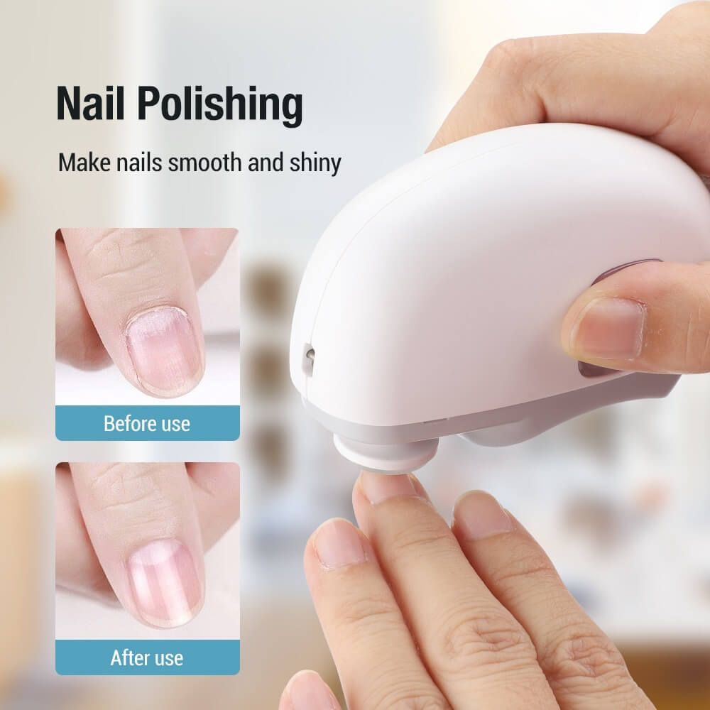 🎁 Hot Sell 🔥3 in 1 Automatic Electric Nail Clipper with Polishing【Safe and Convenient】