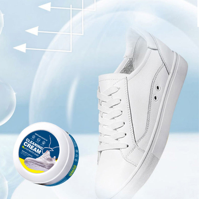 🔥Rinse-Free White Shoes Cleaning Cream with Sponge