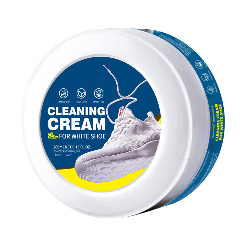 🔥Rinse-Free White Shoes Cleaning Cream with Sponge