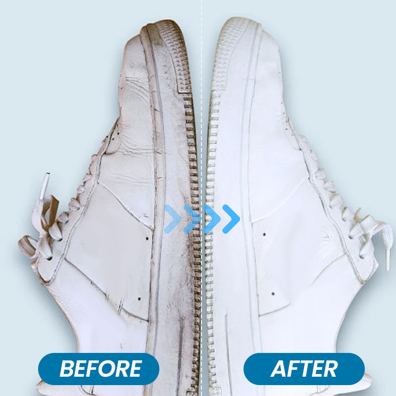 🔥Rinse-Free White Shoes Cleaning Cream with Sponge