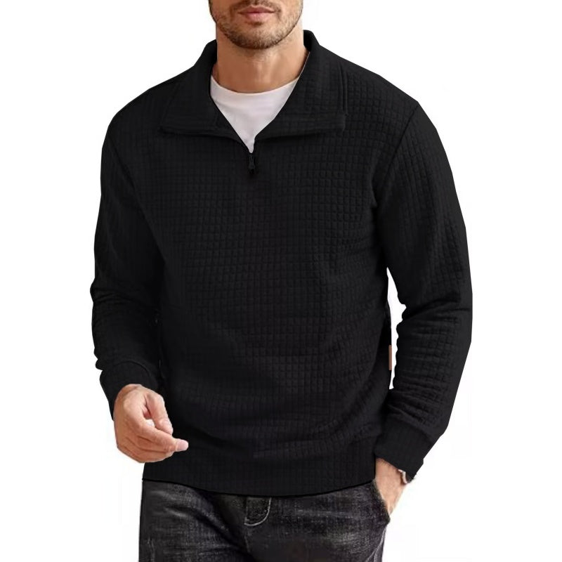 ✨New Arrival✨Men's Long Sleeve Quarter Zip Pullover Sweater