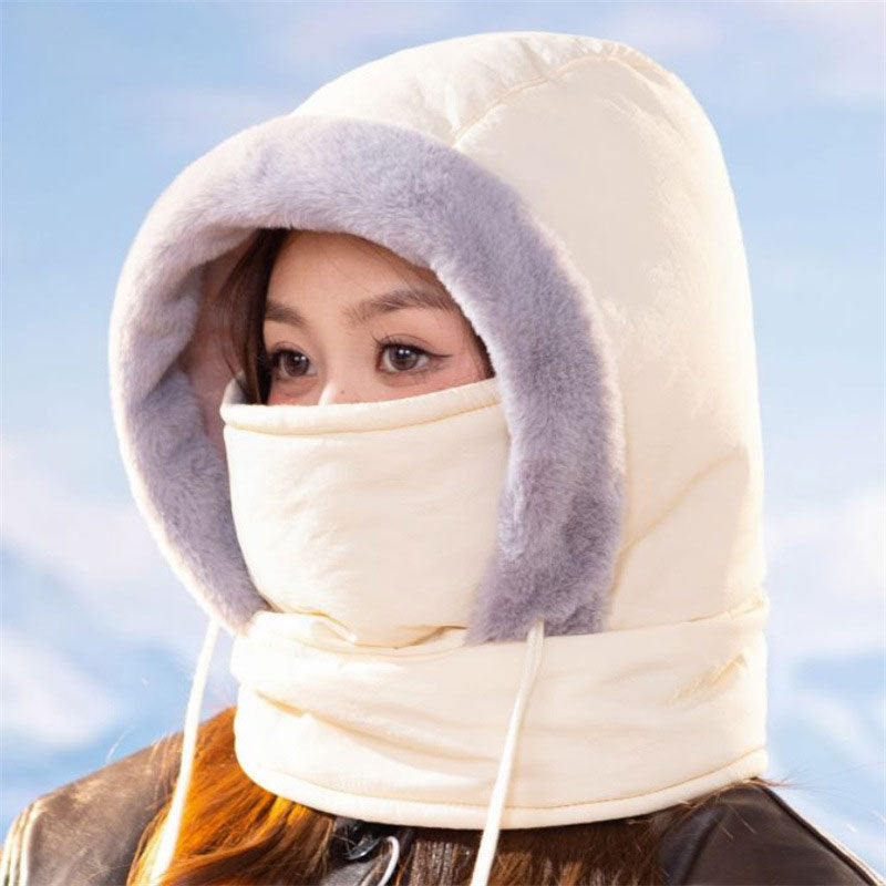 Plush Warm Full Coverage Windproof Hat with Earflap