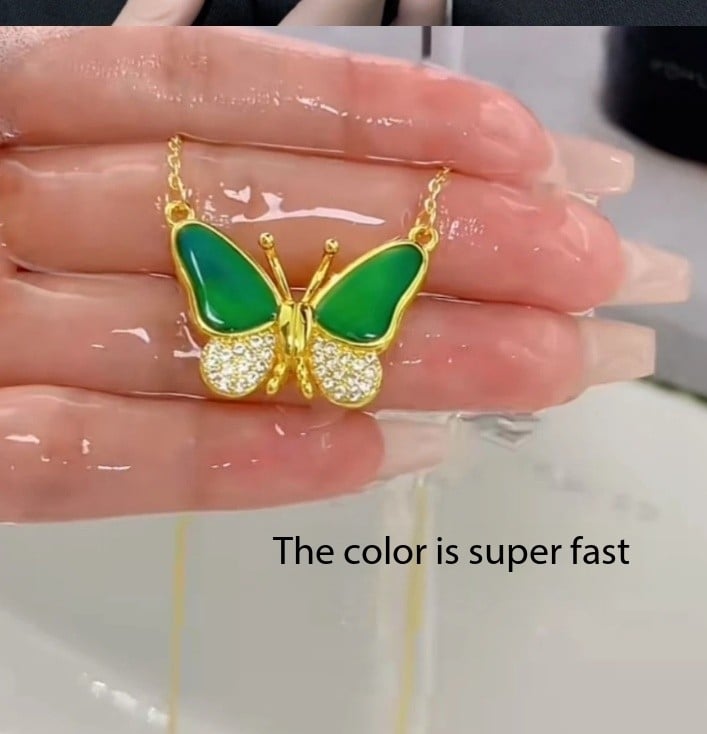 Buy 1 Get 1 Free🦋Color Changing Butterfly Necklace