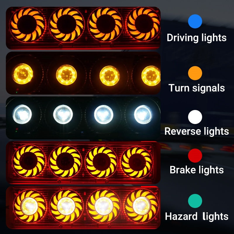 50%OFF💥  High-Brightness LED Waterproof Tail Light Set