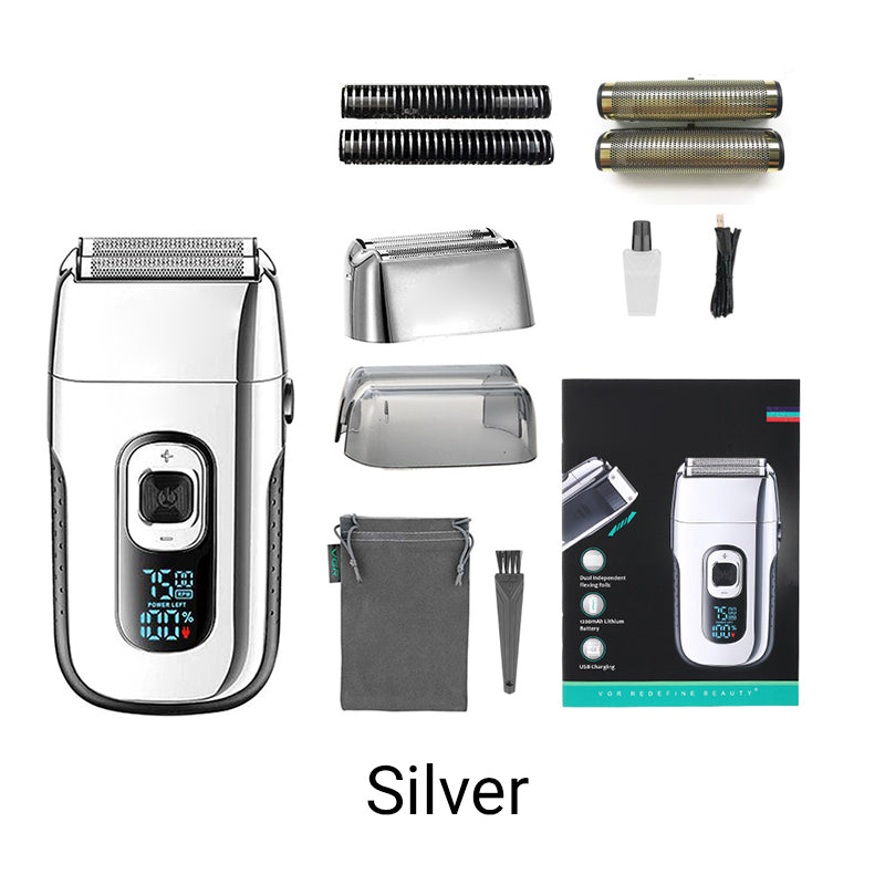 Powerful Rechargeable Shaver Set with LED Display