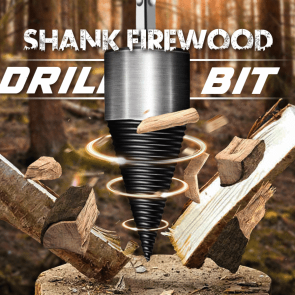 🥳2026 HOT SALE🥳💞50K+ SOLD!🔧✅The Professional Upgrade for Firewood Prep. Durable Drill Set Makes Quick Work of Logs. 🛠️⚡