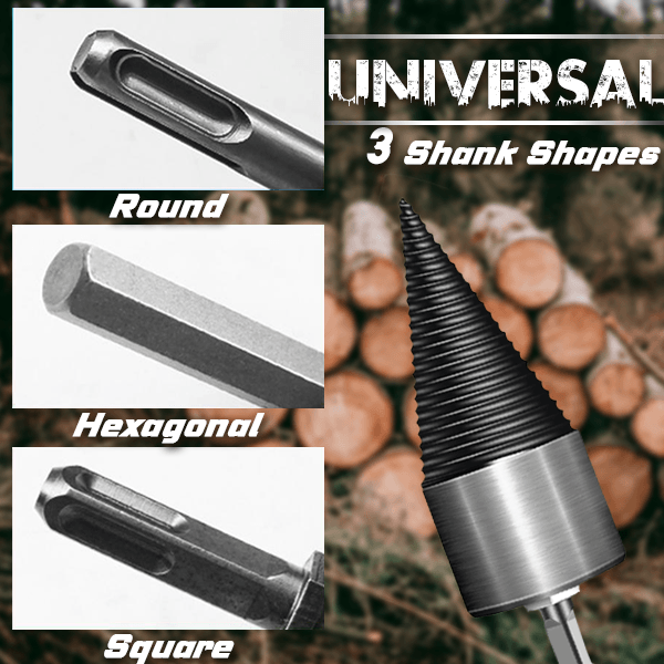🥳2026 HOT SALE🥳💞50K+ SOLD!🔧✅The Professional Upgrade for Firewood Prep. Durable Drill Set Makes Quick Work of Logs. 🛠️⚡