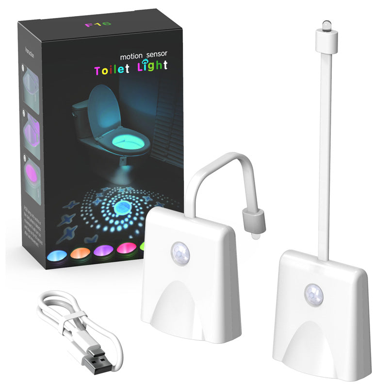 Waterproof LED Rechargeable Toilet Smart Night Light