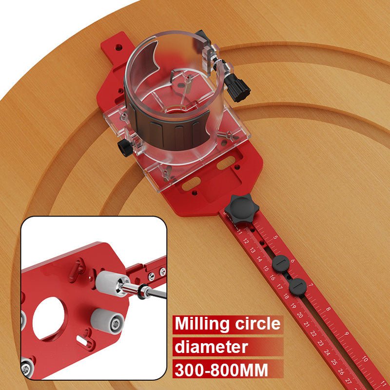 Adaptable Trimming Machine Slotted Base for Woodworking