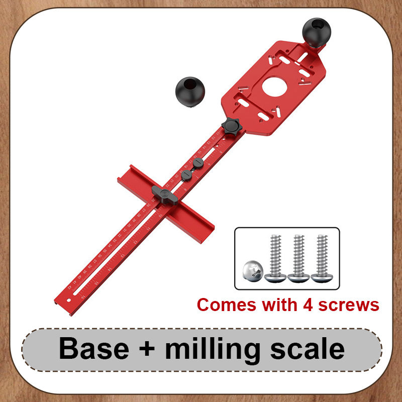 Adaptable Trimming Machine Slotted Base for Woodworking