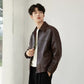 ❄️Winter Specials❄️Men's PU Leather Lapel Jacket