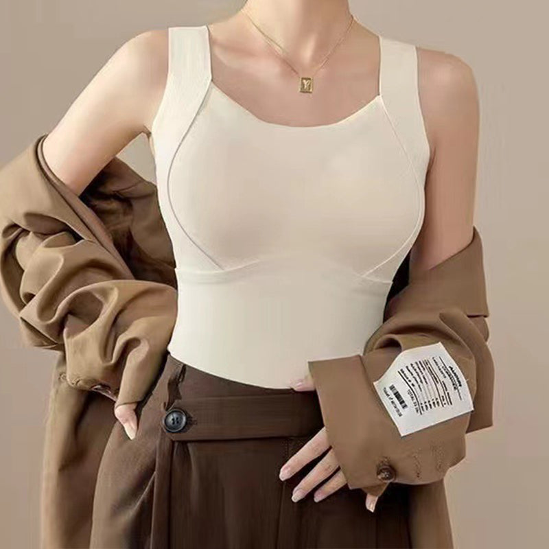 🌟Thickened Warm Tank Top with Shelf Bra