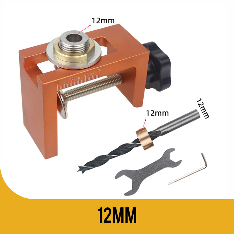 Cabinet Vertical Positioning Clamp and Drill Bill Set