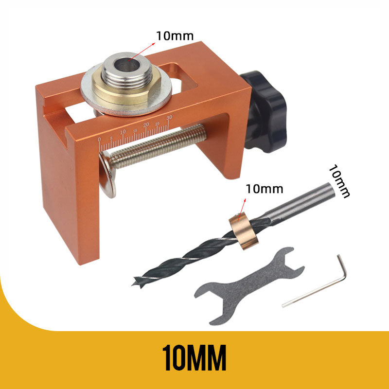 Cabinet Vertical Positioning Clamp and Drill Bill Set