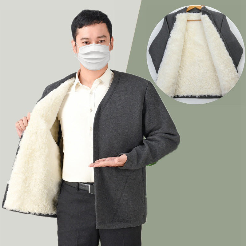 Men's Warm Wool Lined Jacket