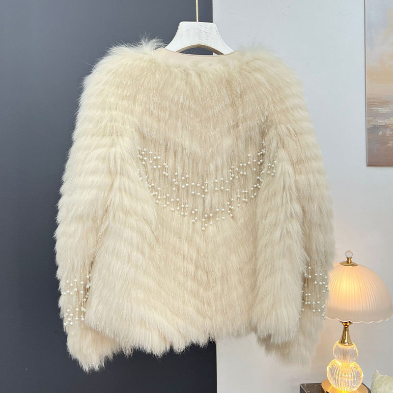 Women's Button-Down Fluffy Short Coat