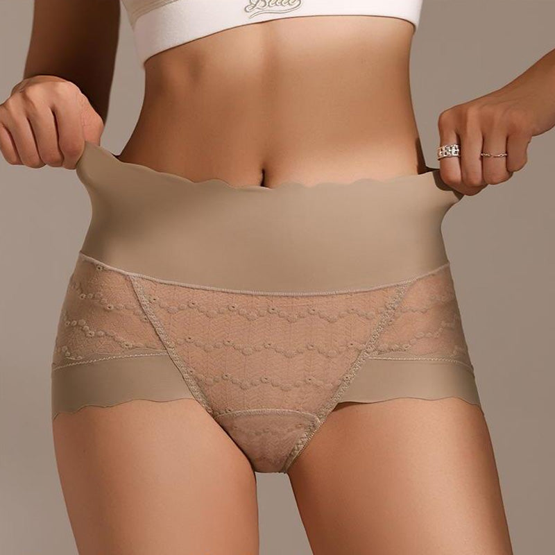 💋Limited Time Half Price-Breathable Seamless High Waist Lace Panties