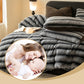 Thick Fluffy Thermal Throw Blanket Small Quilt Cover