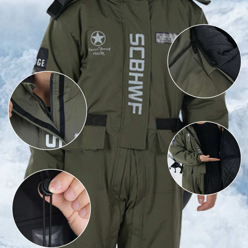 Winter Outdoor Riding Insulated Full-Body Suit