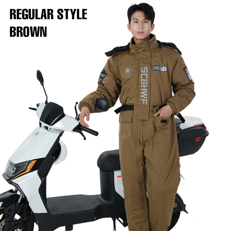 Winter Outdoor Riding Insulated Full-Body Suit