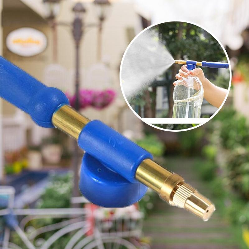 🌸 Double-Ended Copper Rod Manual Spray Gun – Reciprocating Air Pressure for Easy Flower Watering 💦🛠️