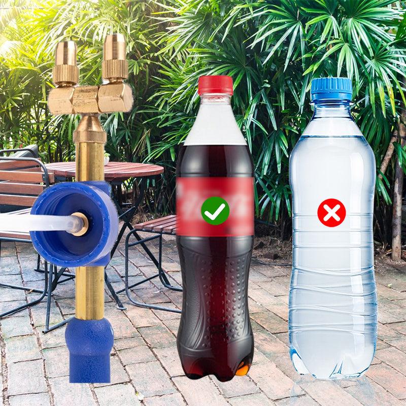 🌸 Double-Ended Copper Rod Manual Spray Gun – Reciprocating Air Pressure for Easy Flower Watering 💦🛠️