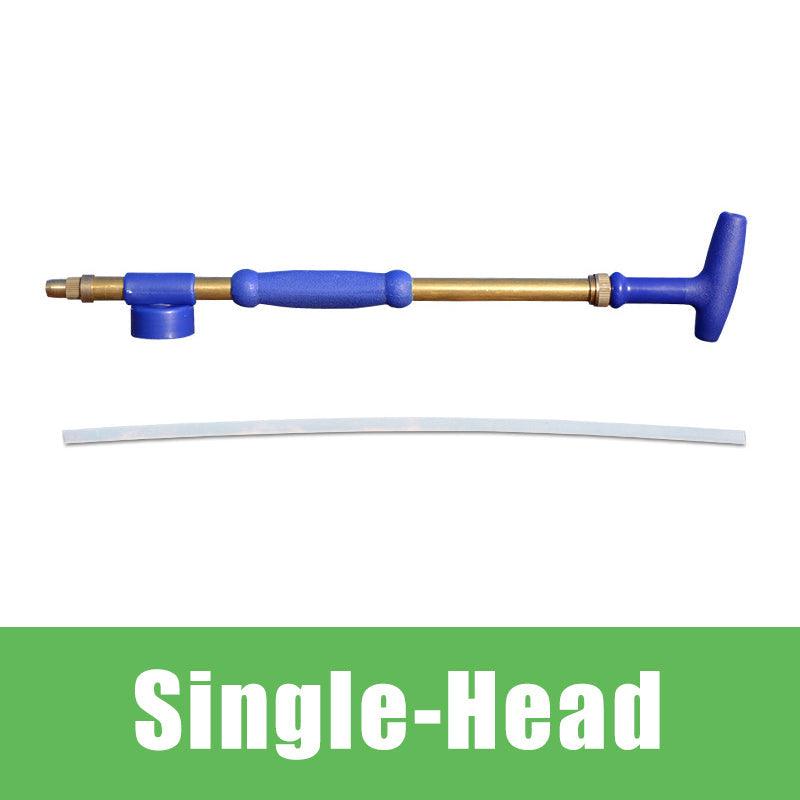 🌸 Double-Ended Copper Rod Manual Spray Gun – Reciprocating Air Pressure for Easy Flower Watering 💦🛠️