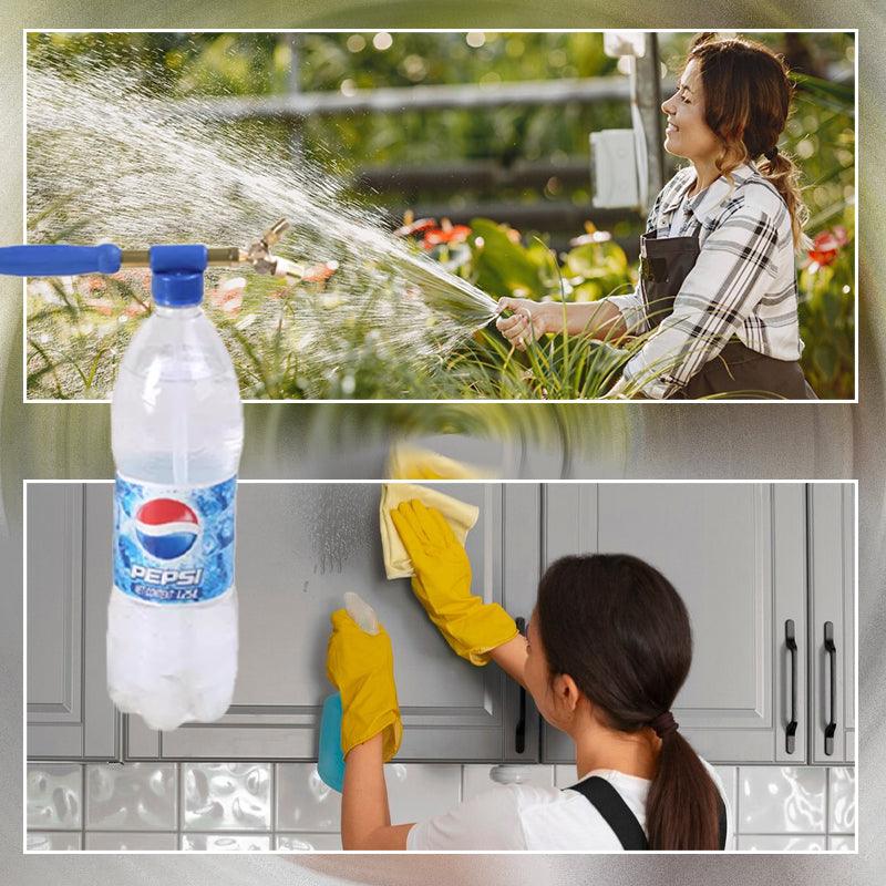 🌸 Double-Ended Copper Rod Manual Spray Gun – Reciprocating Air Pressure for Easy Flower Watering 💦🛠️