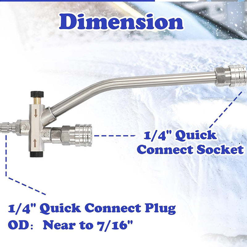 Dual-Head Foam Sprayer for Car Washing