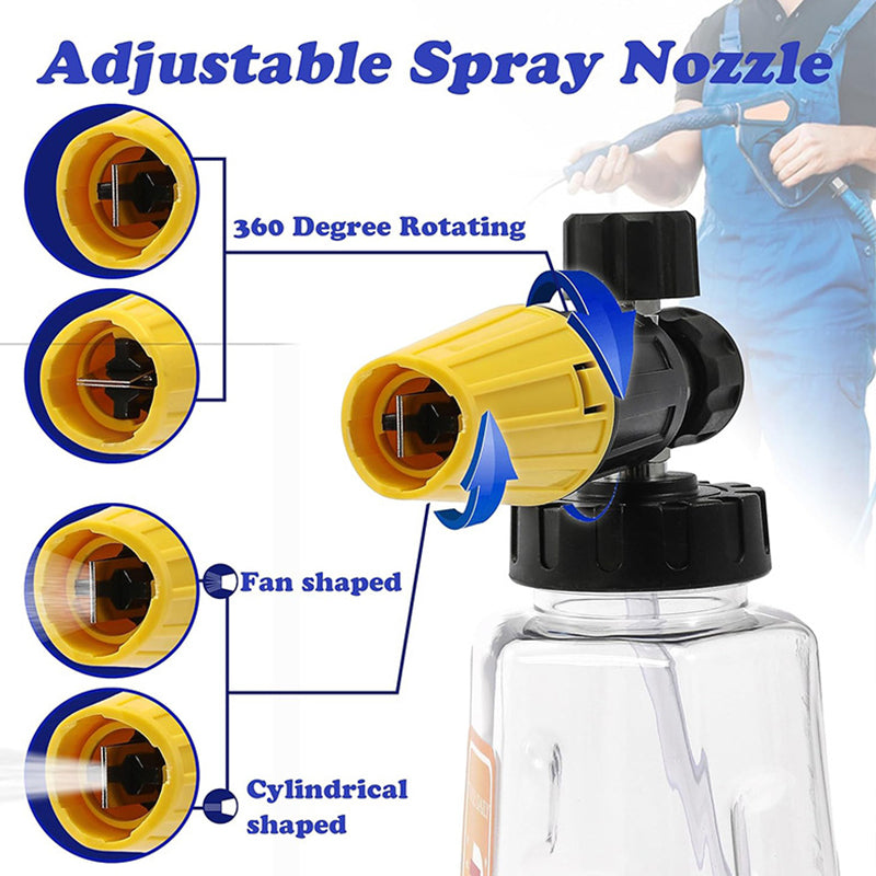 Dual-Head Foam Sprayer for Car Washing