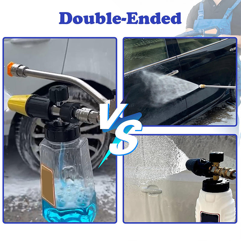 Dual-Head Foam Sprayer for Car Washing