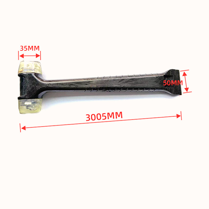 🔥Hot Sale🔥2-in-1 Rubber Mallet & Pry Bar Scraper