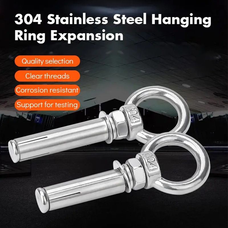 6PCS/Pack 304 Stainless Steel Lifting Ring Expansion Screw