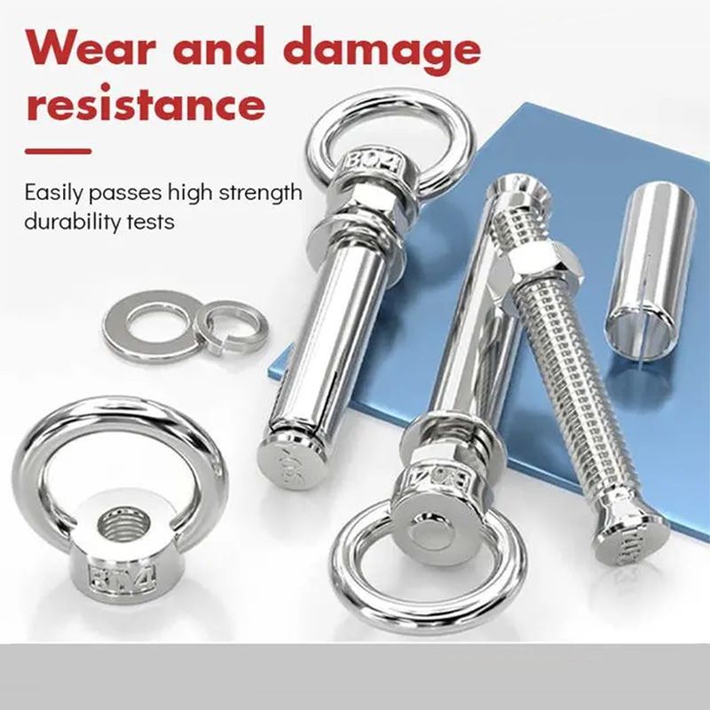 6PCS/Pack 304 Stainless Steel Lifting Ring Expansion Screw