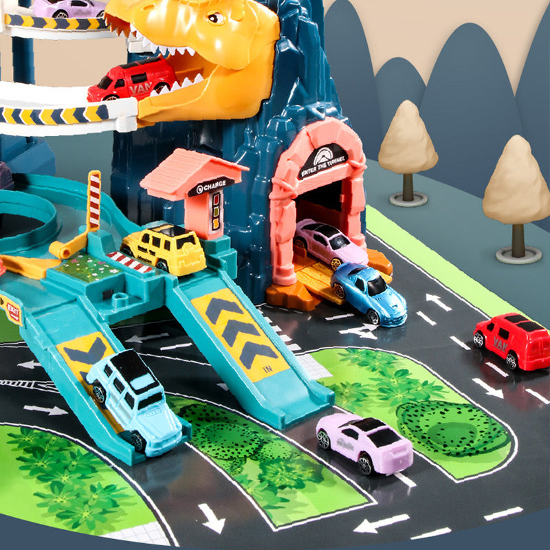 Dinosaur Ramp Track Toy Set for Kids