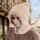🔥[Bottom discount] 👍Women's winter one-piece knitted hat, scarf and mask